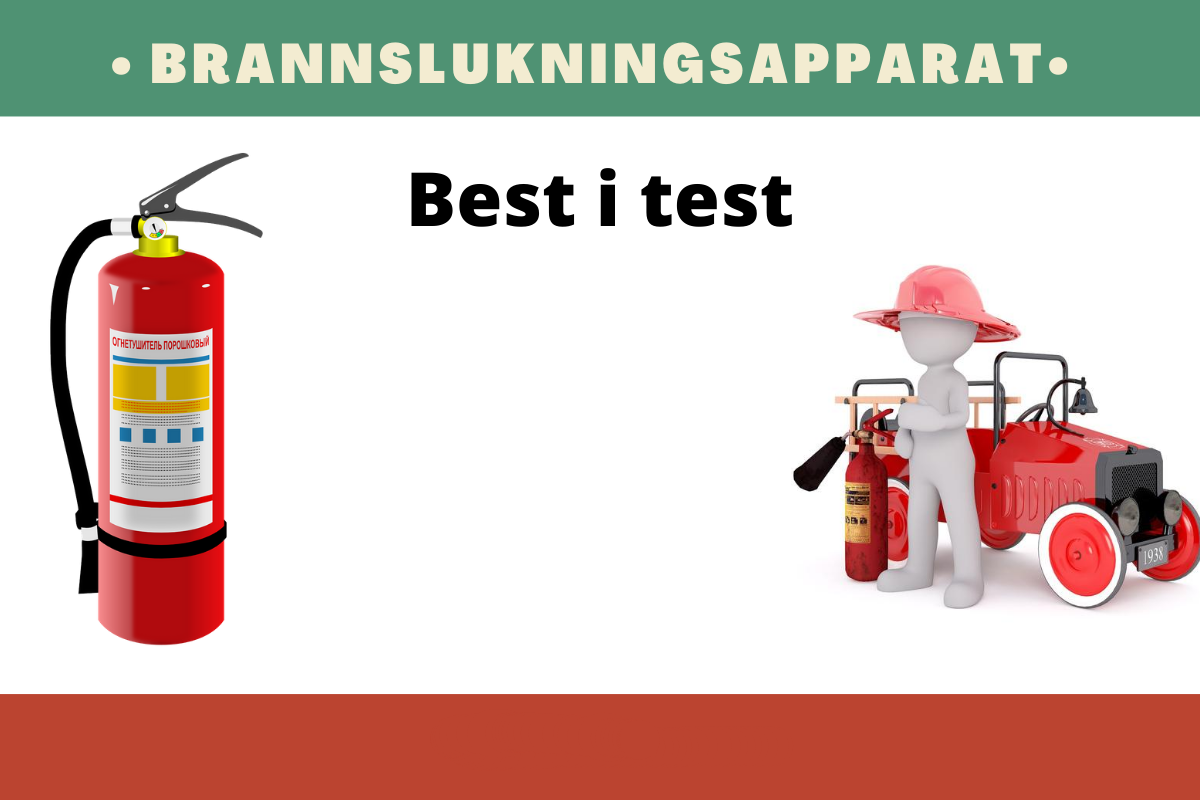Brannslukker til bil: Test av brannslukkere